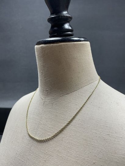 Chaine en or . 750°/00
L: 48 cm
Poids: 7.34...
