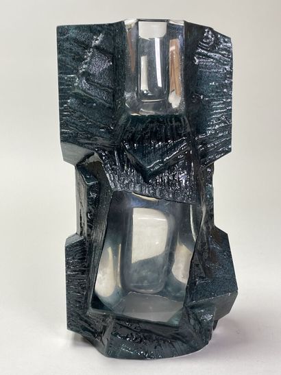 DAUM France
Vase en cristal vers 1980 dégagé...
