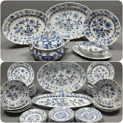 MEISSEN Pièces du service de table en porcelaine,...
