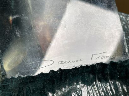 DAUM France
Vase en cristal vers 1980 dégagé...