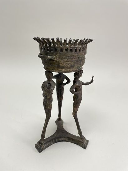 Brazier of Pompeii: athenienne tripod supported...