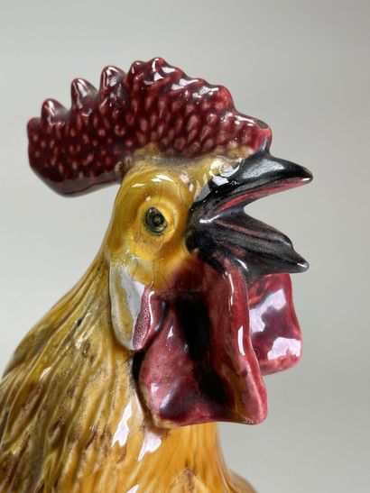 Ceramic rooster.
Mark on the reverse a number...