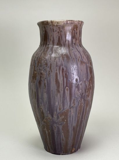 Alexandre BIGOT (1862-1927) 
Grand vase en...