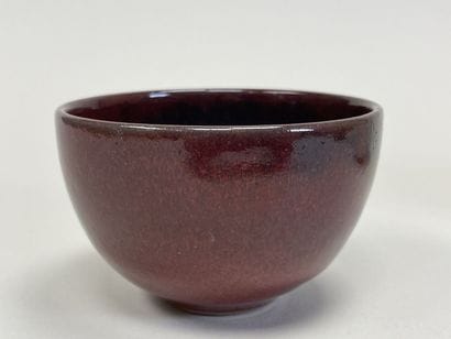 Paul BADIE (b. 1945). 
Four enamelled bowls
H....