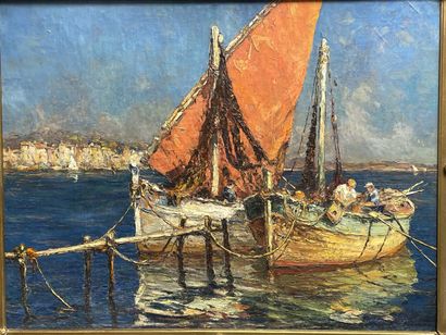 André BERONNEAU (1886-1973)
Barques de pêches...