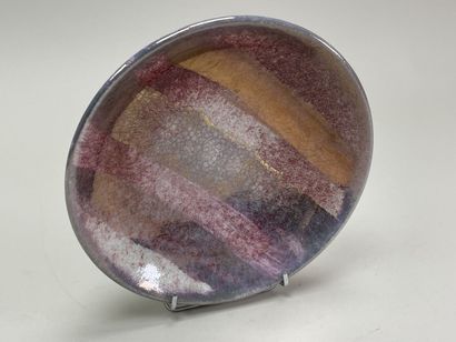 Paul BADIE (Born in 1945). 
Enamelled stoneware...