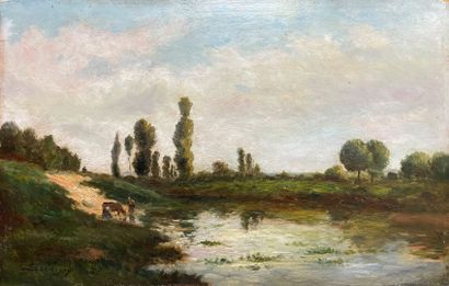 Charles François DAUBIGNY (1817-1878)
Cows...