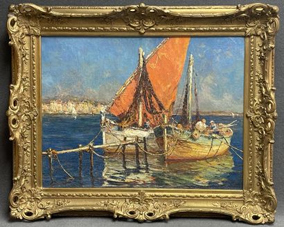 André BERONNEAU (1886-1973)
Barques de pêches...