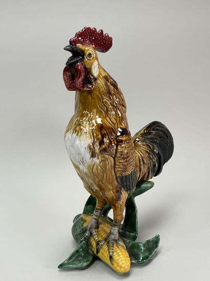 Ceramic rooster.
Mark on the reverse a number...