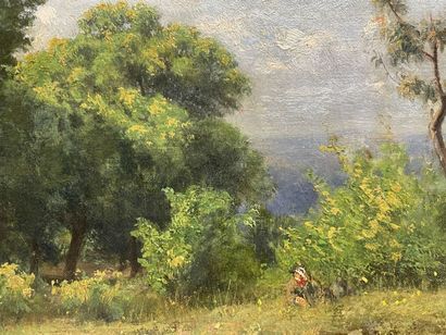 Adolphe GUILLON (1829-1896)
Landscape.
Oil...
