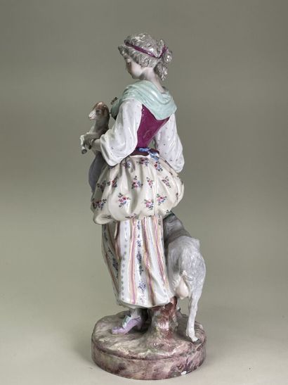 Large German porcelain sculpture from the...