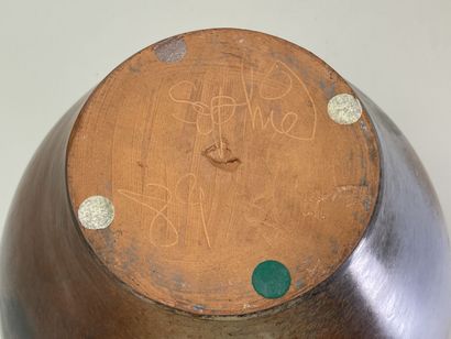 Sophie COMBRES (1960-2006) 
Large ovoid vase...