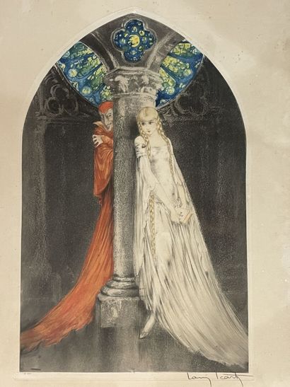 Louis ICART (1888-1950)
Mephisto et Marguerite
Eau-forte...