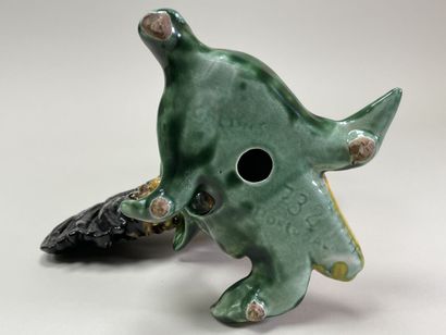 Ceramic rooster.
Mark on the reverse a number...