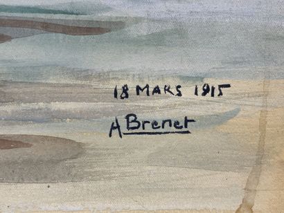 Albert BRENET 
Bataille 18 mars 1915
Grande...