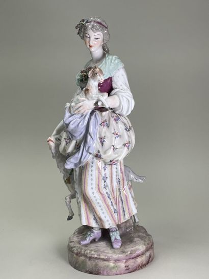 Large German porcelain sculpture from the...