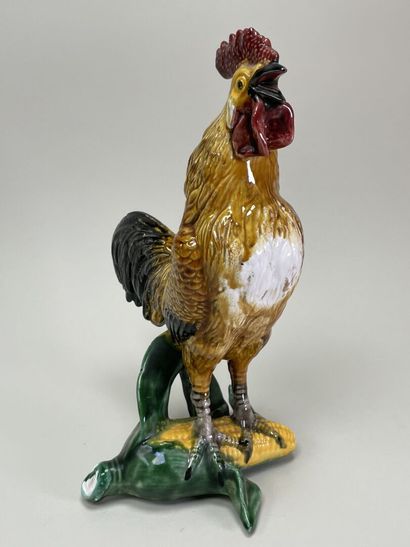 Ceramic rooster.
Mark on the reverse a number...