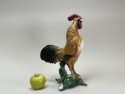 Ceramic rooster.
Mark on the reverse a number...