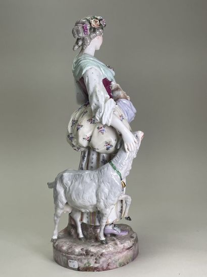 Large German porcelain sculpture from the...