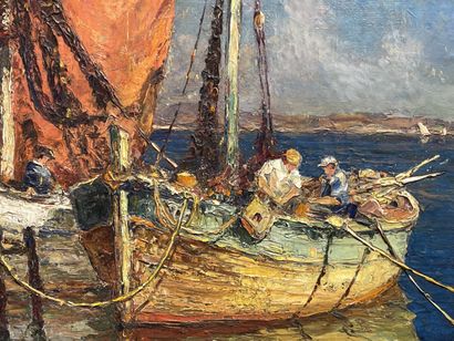 André BERONNEAU (1886-1973)
Barques de pêches...