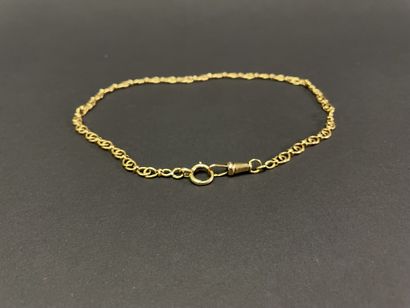 Watch chain transformed into a necklace,...