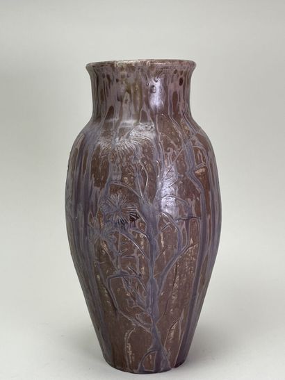 Alexandre BIGOT (1862-1927) 
Grand vase en...