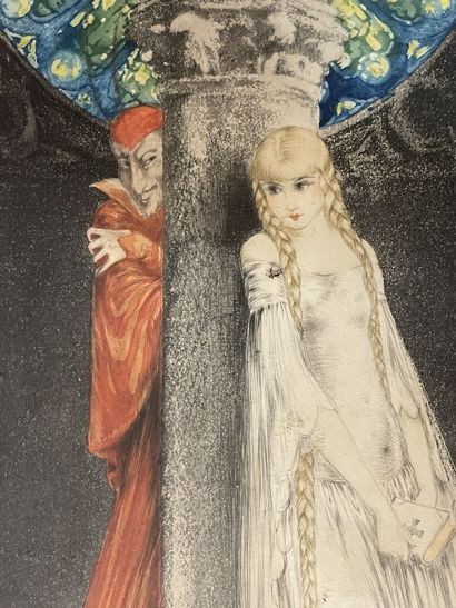Louis ICART (1888-1950)
Mephisto et Marguerite
Eau-forte...