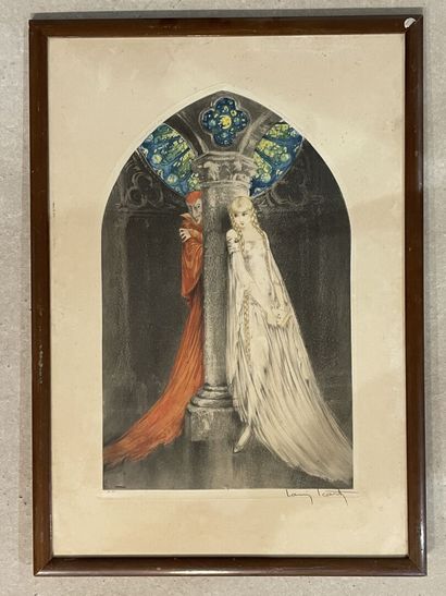 Louis ICART (1888-1950)
Mephisto et Marguerite
Eau-forte...