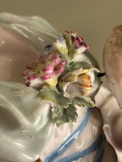 Large German porcelain sculpture from the...