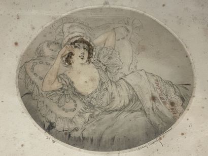 Louis ICART (1888-1950)
Elégantes sur un...