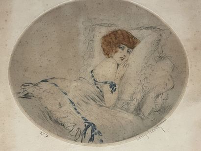 Louis ICART (1888-1950)
Elégantes sur un...