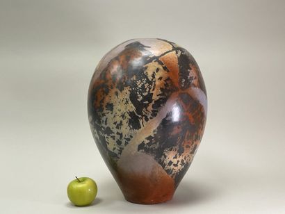 Sophie COMBRES (1960-2006) 
Large ovoid vase...