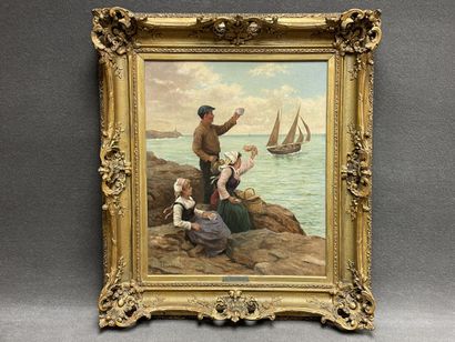 Auguste BESNOU (XIX-XX)
The departure to...