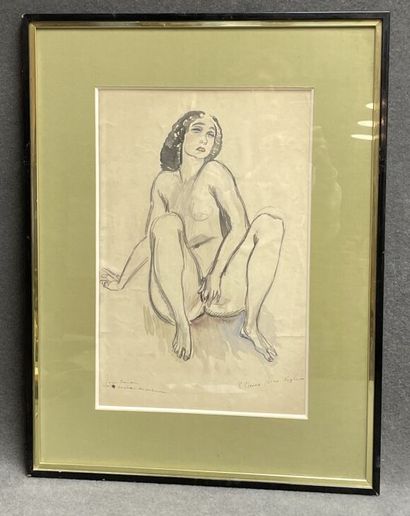 István BIAI-FÖGLEIN (1905-1974)
Femme hédoniste.
Dessin...