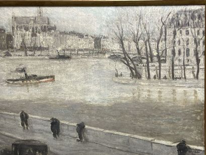 Gilbert BELLAN (1868-1951)
Vue de Paris depuis...