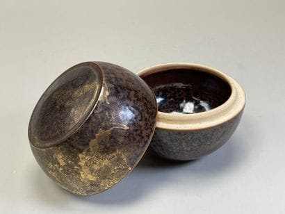 Paul BADIE (Born in 1945). 
Round box in...