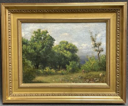 Adolphe GUILLON (1829-1896)
Landscape.
Oil...