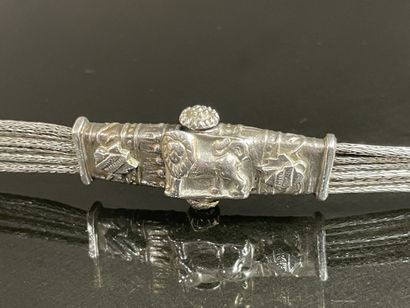 RAJASTHAN Ceinture en argent.
800°/00
L:...