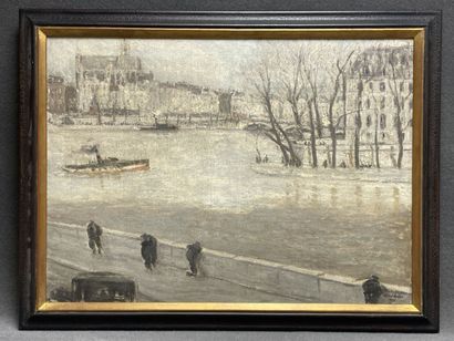 Gilbert BELLAN (1868-1951)
Vue de Paris depuis...