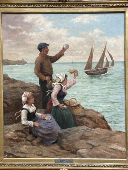 Auguste BESNOU (XIX-XX)
The departure to...