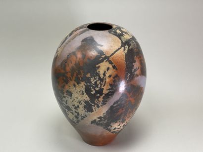Sophie COMBRES (1960-2006) 
Large ovoid vase...