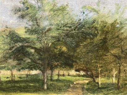 Adolphe Félix CALS (1810-1880)
Orchard in...