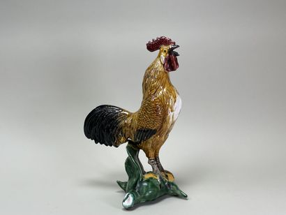Ceramic rooster.
Mark on the reverse a number...
