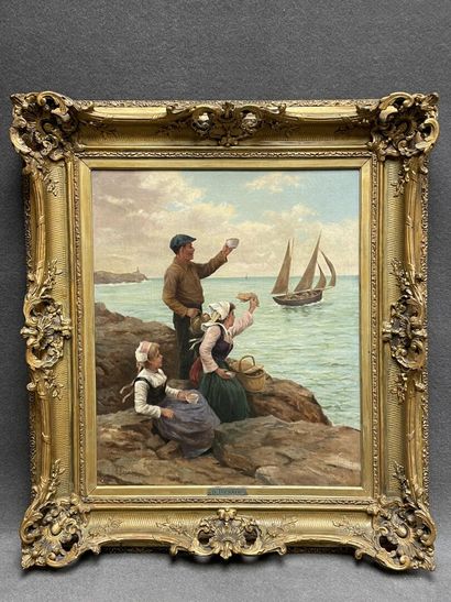 Auguste BESNOU (XIX-XX)
The departure to...