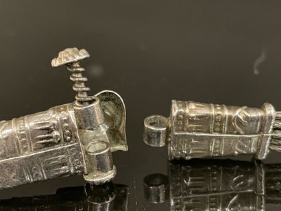 RAJASTHAN Ceinture en argent.
800°/00
L:...