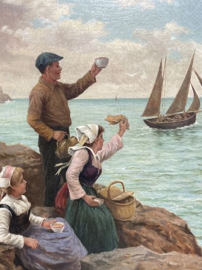 Auguste BESNOU (XIX-XX)
The departure to...