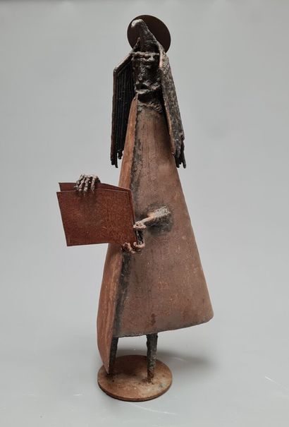 Sculpture en métal soudé: Sage
H. :52 cm....
