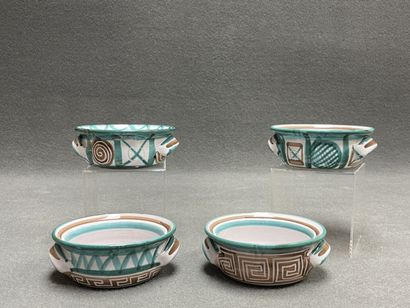 Robert PICAULT (1919-2000)
Four earthenware...