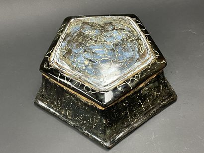 Philippe DUBUC (born 1947). 
Large glazed...