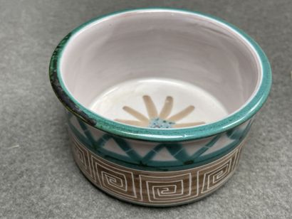 Robert PICAULT (1919-2000)
Earthenware coaster,...